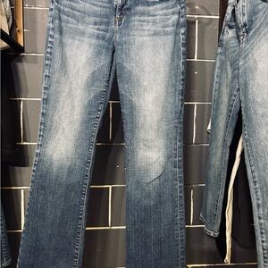 Joe's Jeans  Blue Flare Wide Leg Denim *Muse*